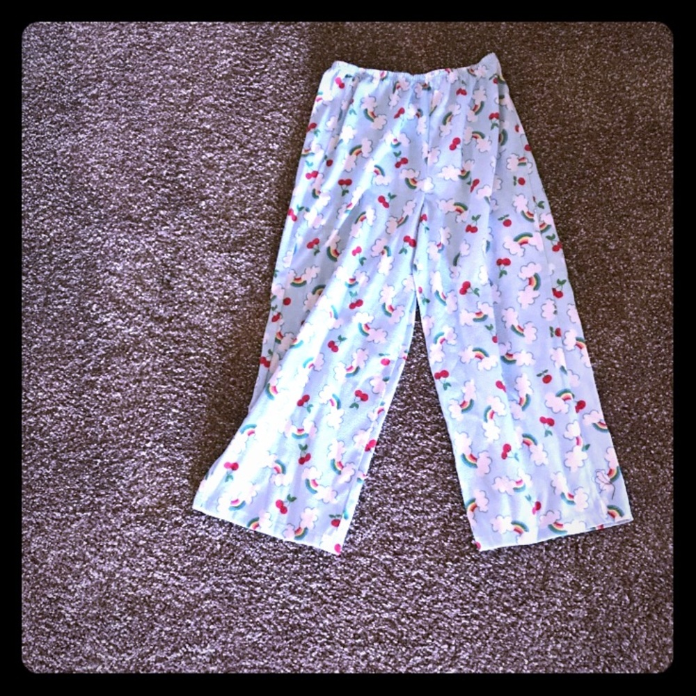 Rainbow Cherry Pajama Pants